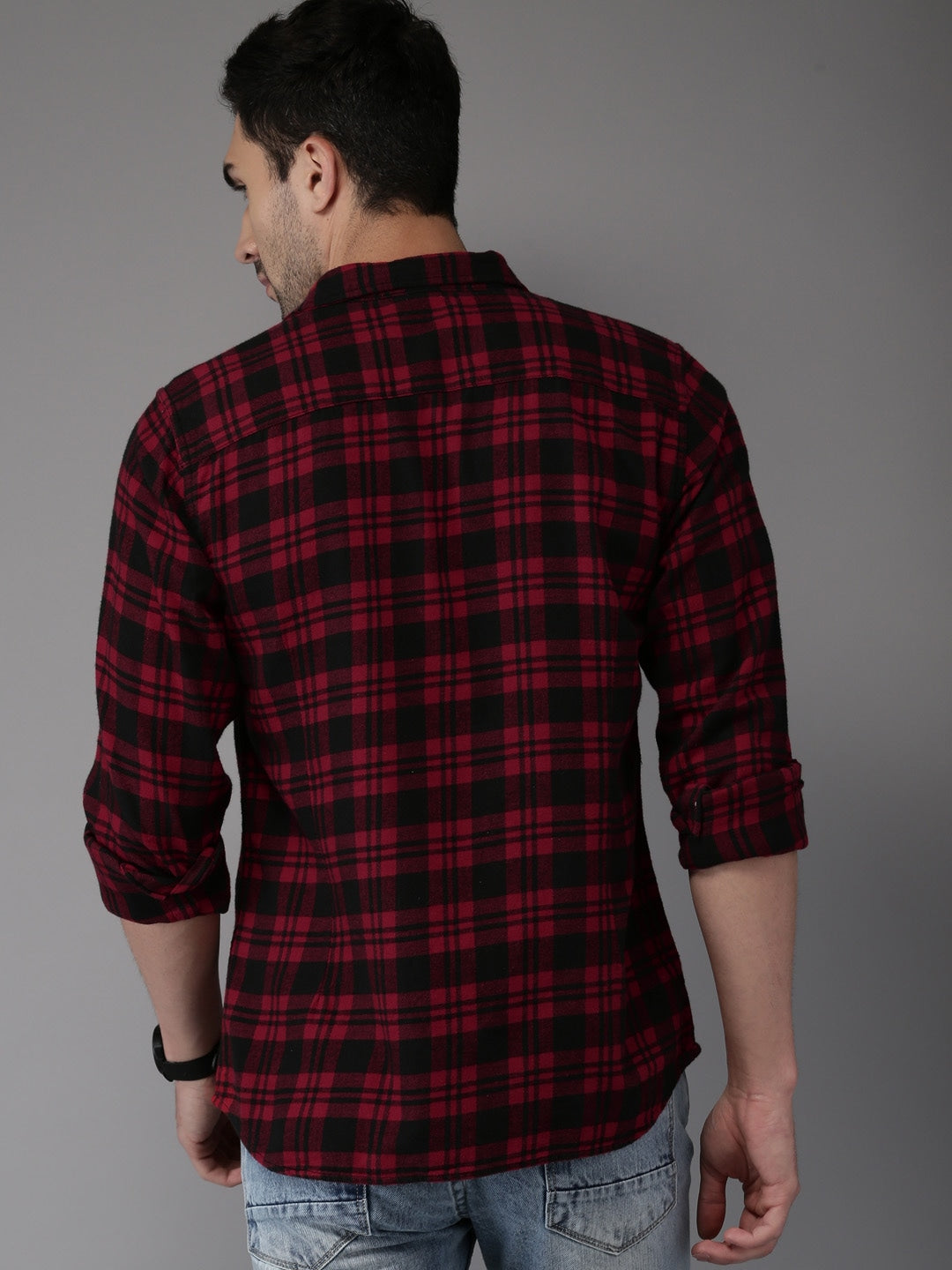 Chequered Red Shirt testing