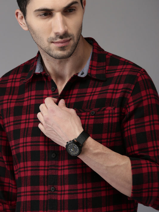 Chequered Red Shirt testing